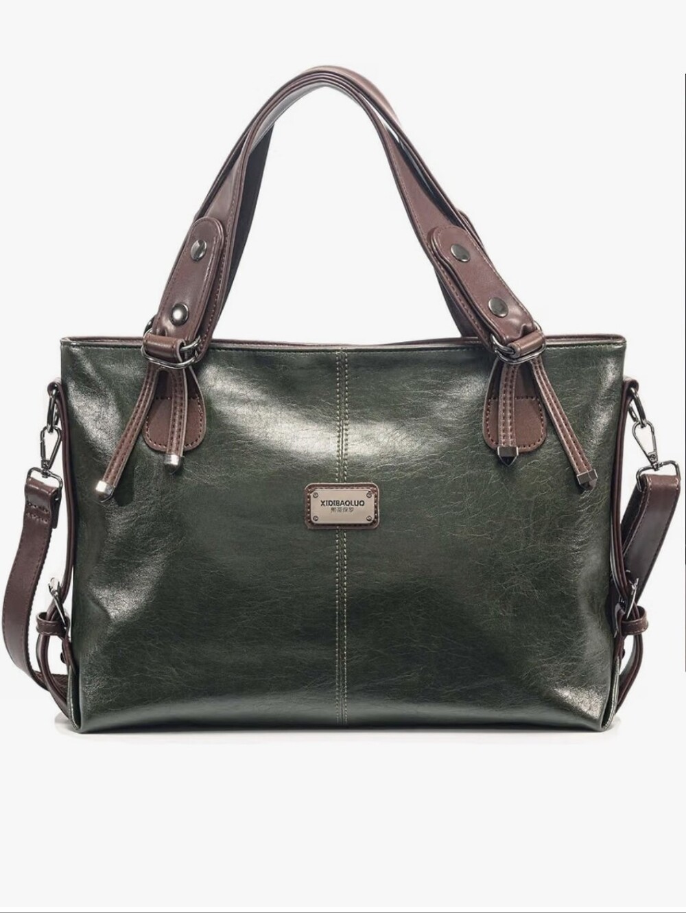 Large Purse Handbag for Women Soft Vegan Leather Crossbody Bags Roomy Satchel